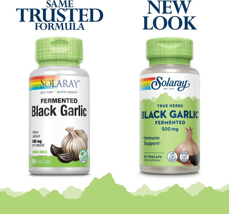 SOLARAY - SOLARAY Fermented Black Garlic 500Mg. 50 Capsulas - The Red Vitamin MX - Suplementos Alimenticios - {{ shop.shopifyCountryName }}