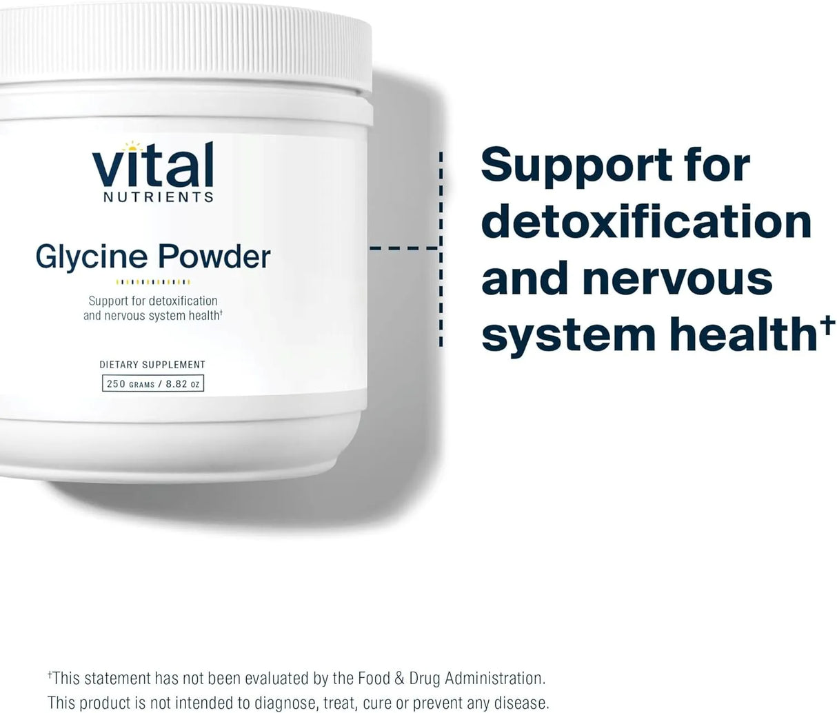 VITAL NUTRIENTS - Vital Nutrients Glycine Powder 250Gr. - The Red Vitamin MX - Suplementos Alimenticios - {{ shop.shopifyCountryName }}