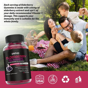 ORPHIC NUTRITION - ORPHIC NUTRITION Elderberry Gummies with Vitamin C and Zinc 60 Gomitas - The Red Vitamin MX - Suplementos Alimenticios - {{ shop.shopifyCountryName }}