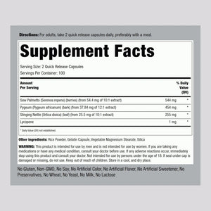 PIPING ROCK - Piping Rock ProstAid Prostate Support 200 Capsulas - The Red Vitamin MX - Suplementos Alimenticios - {{ shop.shopifyCountryName }}