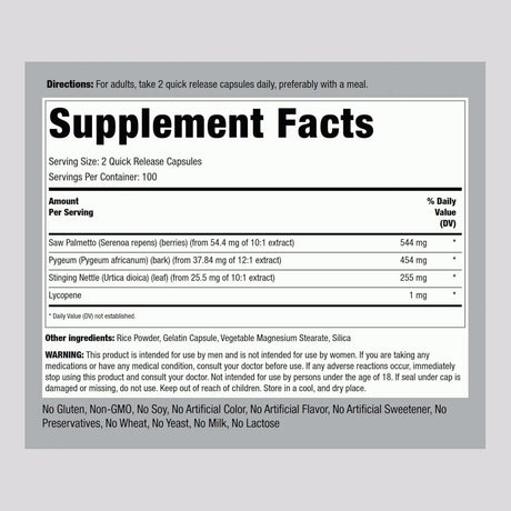 PIPING ROCK - Piping Rock ProstAid Prostate Support 200 Capsulas - The Red Vitamin MX - Suplementos Alimenticios - {{ shop.shopifyCountryName }}