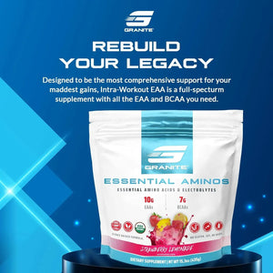 GRANITE - Granite 10g Essential Amino Acids Powder Strawberry Lemonade 435Gr. - The Red Vitamin MX - Suplementos Alimenticios - {{ shop.shopifyCountryName }}