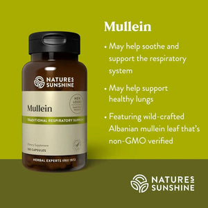 NATURES SUNSHINE - Nature's Sunshine Mullein 100 Capsulas - The Red Vitamin MX - Suplementos Alimenticios - {{ shop.shopifyCountryName }}