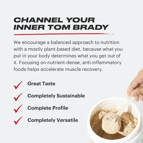 TB12 - TB12 Plant Based Protein Powder Vanilla 30 Servicios 960Gr. - The Red Vitamin MX - Suplementos Alimenticios - {{ shop.shopifyCountryName }}