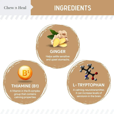 CHEW + HEAL - Chew + Heal Labs Calming Chews for Dogs Peanut Butter 60 Masticables 2 Pack - The Red Vitamin MX - Relajantes Para Perros - {{ shop.shopifyCountryName }}