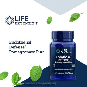 LIFE EXTENSION - Life Extension Endothelial Defense Pomegranate Plus 60 Capsulas Blandas - The Red Vitamin MX - Suplementos Alimenticios - {{ shop.shopifyCountryName }}