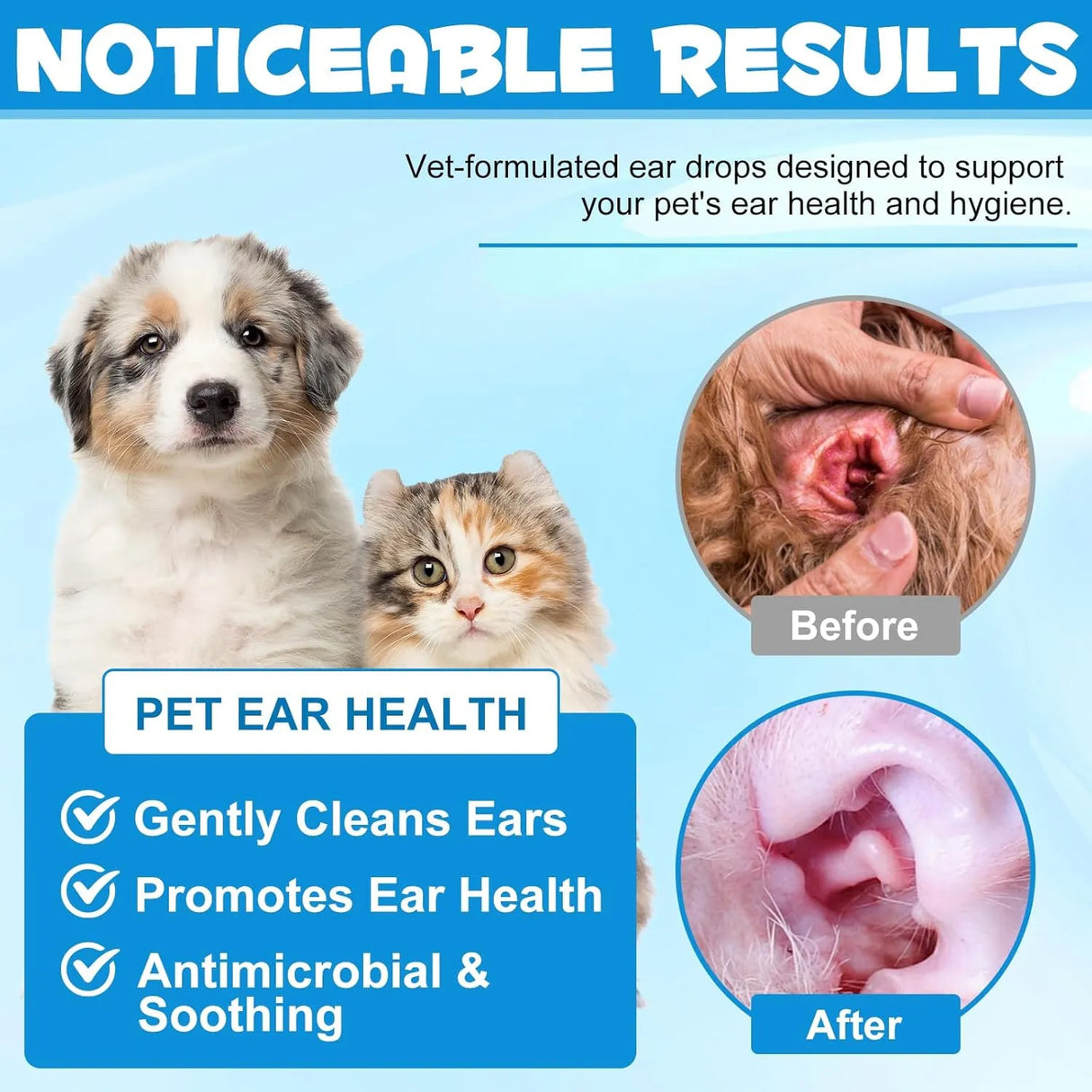 OIMMAL - OIMMAL Cat & Dog Ear Infection Treatment Drops 60Ml. - The Red Vitamin MX - Cuidado Del Oído De Perros - {{ shop.shopifyCountryName }}