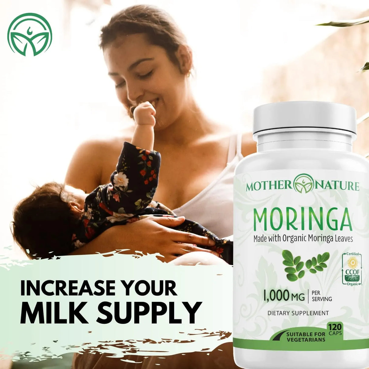 MOTHER NATURE - Mother Nature Moringa 1000Mg. 120 Capsulas - The Red Vitamin MX - Suplementos Alimenticios - {{ shop.shopifyCountryName }}