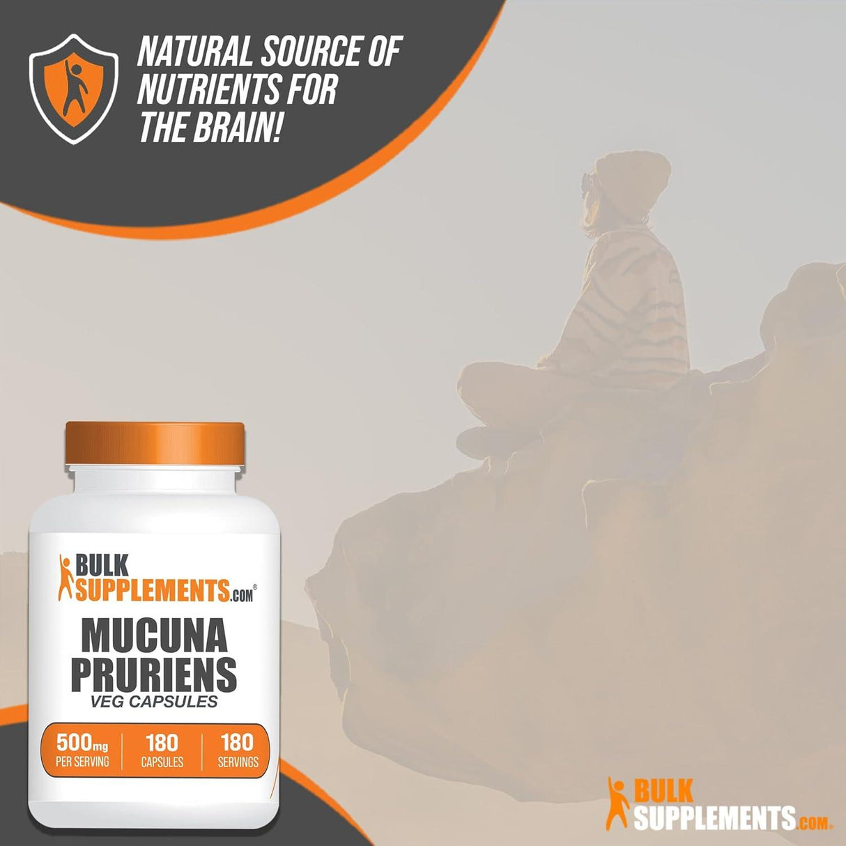 BULK SUPPLEMENTS - Bulk Supplements Mucuna Pruriens 500Mg. 180 Capsulas - The Red Vitamin MX - Suplementos Alimenticios - {{ shop.shopifyCountryName }}