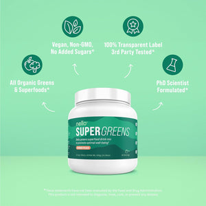 Nello Supergreens 30 Servicios Mango Peach 456Gr.