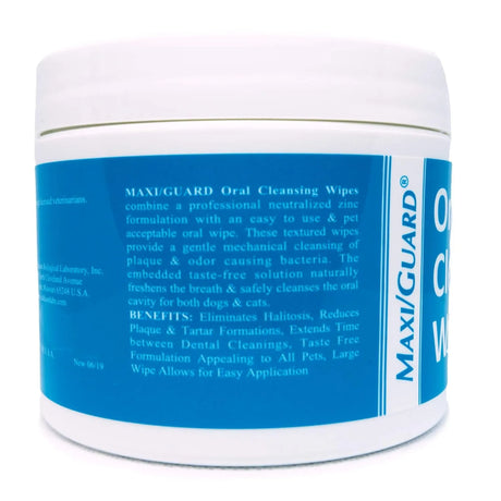 MAXI GUARD - Maxi-Guard Oral Cleansing Wipes 100 Toallitas - The Red Vitamin MX - Cuidado Dental Para Perros - {{ shop.shopifyCountryName }}