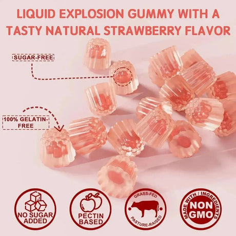 ENVYDEAL - EnvyDeal Sugar-Free Hydrolyzed Collagen Peptide Filled Gummies 60 Gomitas 2 Pack - The Red Vitamin MX - Suplementos Alimenticios - {{ shop.shopifyCountryName }}
