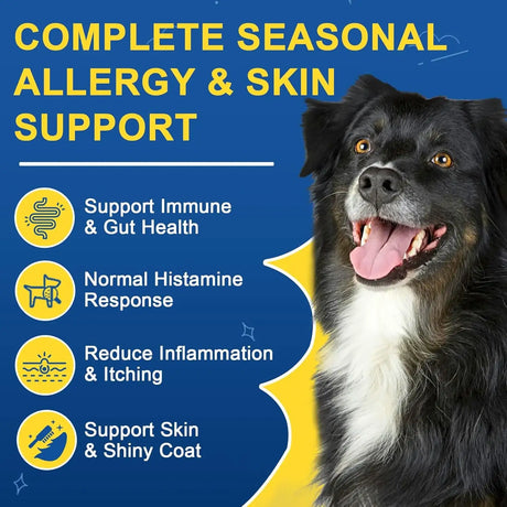 SHINEPAWS - SHINEPAWS Dog Allergy Relief Chews 120 Masticables - The Red Vitamin MX - Remedios Para La Picazón De Perros - {{ shop.shopifyCountryName }}