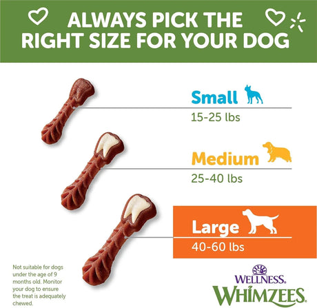 WELLNESS WHIMZEES - Wellness WHIMZEES Value Box Dog Dental Treats Large Size 24 Piezas - The Red Vitamin MX - Cuidado Dental Para Perros - {{ shop.shopifyCountryName }}