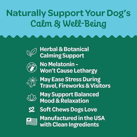 WHOLESOME PRIDE - Wholesome Pride Calming Supplement for Dogs 90 Masticables - The Red Vitamin MX - Relajantes Para Perros - {{ shop.shopifyCountryName }}