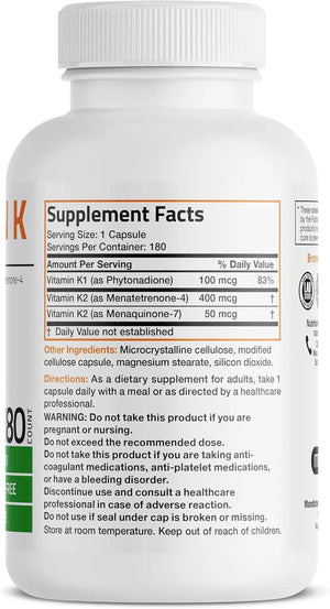 BRONSON - Bronson Vitamin K Triple Play 180 Capsulas - The Red Vitamin MX - Suplementos Alimenticios - {{ shop.shopifyCountryName }}