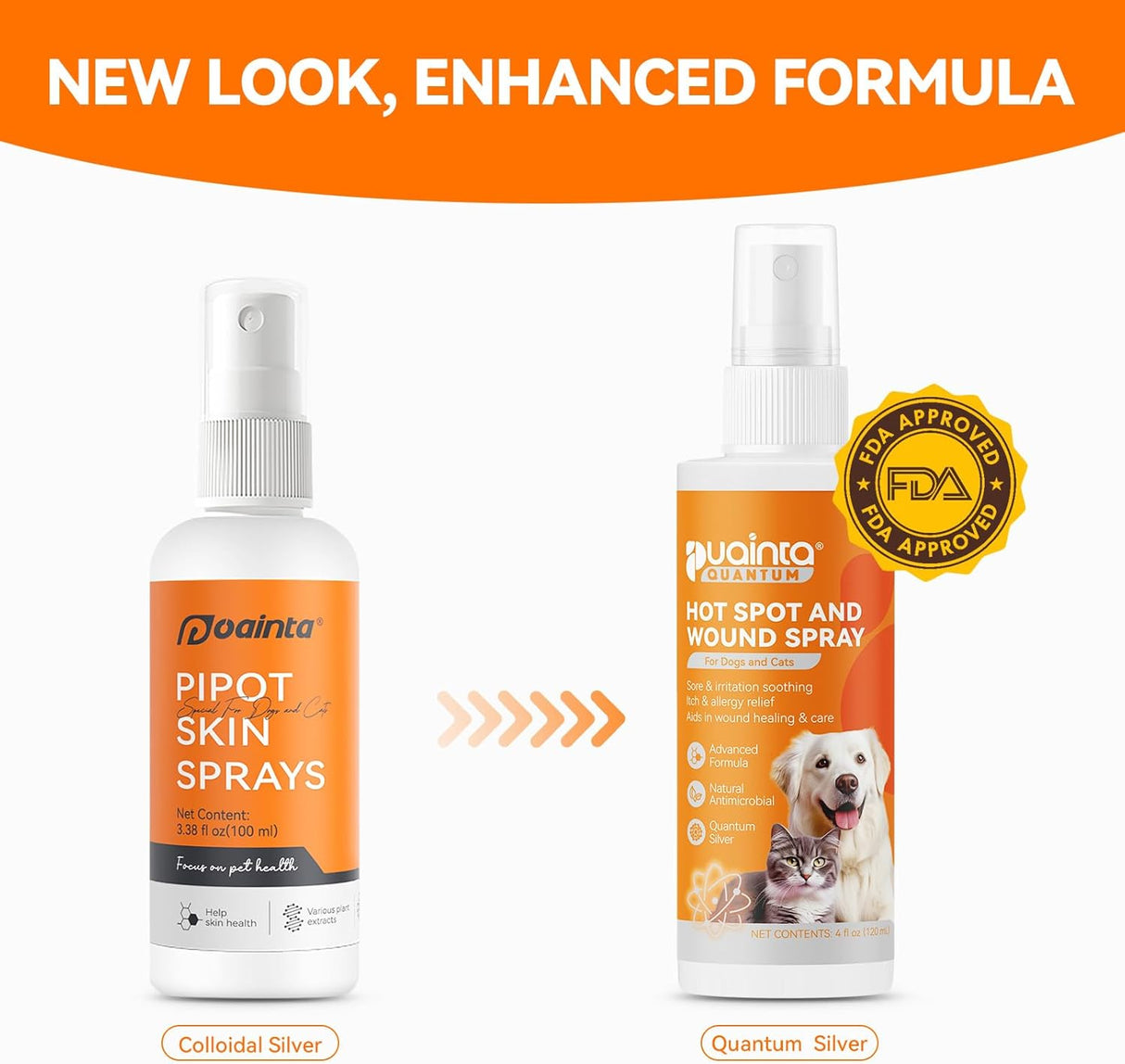 PUAINTA Hot Spot Spray for Dogs 4 Fl.Oz.