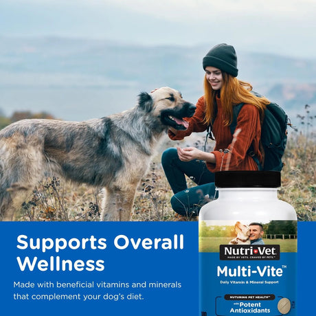 NUTRI-VET - Nutri-Vet Multi-Vite Chewables for Adult Dogs 180 Masticables - The Red Vitamin MX - Multivitamínicos Para Perros - {{ shop.shopifyCountryName }}