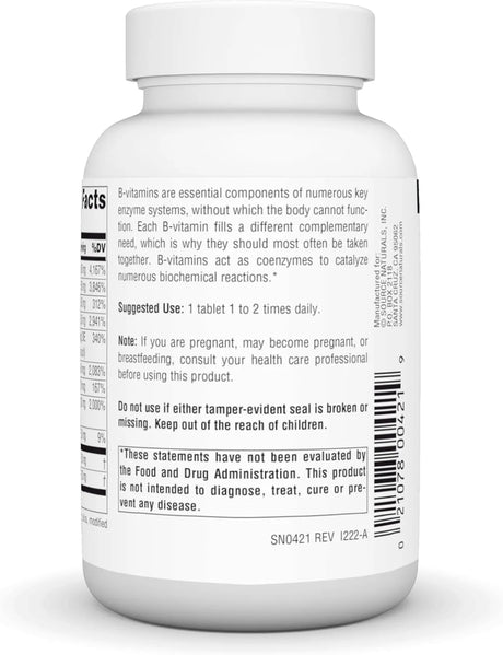 SOURCE NATURALS - Source Naturals B-50 Complex 50Mg. 100 Tabletas - The Red Vitamin MX - Suplementos Alimenticios - {{ shop.shopifyCountryName }}