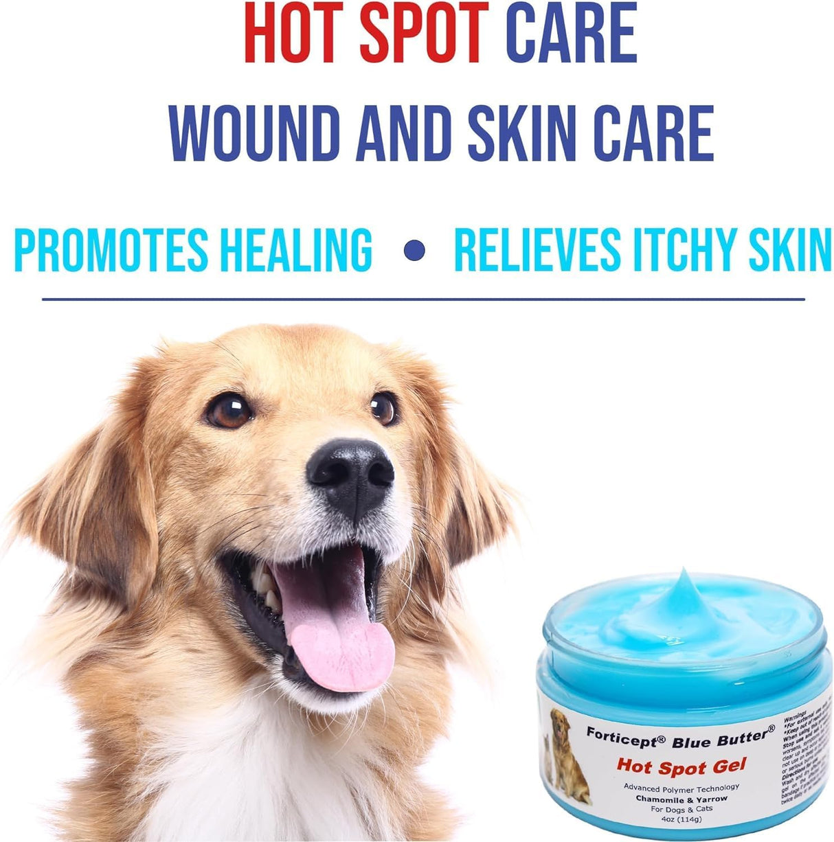 Forticept Blue Butter Hot Spot Treatment for Dogs & Cats 2 Oz.