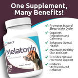 K9 SELECT - K9 Select Melatonin for Dogs Peanut Butter 6Mg. 120 Tabletas Masticables - The Red Vitamin MX - Relajantes Para Perros - {{ shop.shopifyCountryName }}