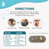 BESTLIFE4PETS - BestLife4Pets Dog Eye Care & Infection Treatment 400 Pastillas - The Red Vitamin MX - Cuidado De Los Ojos De Los Perros - {{ shop.shopifyCountryName }}