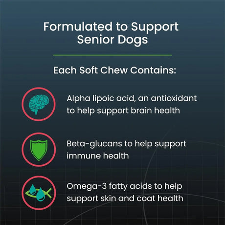 NUTRAMAX - Nutramax Dasuquin Joint Health Supplement for Small to Medium Senior Dogs 84 Masticables - The Red Vitamin MX - Cuidado De Cadera Y Articulaciones Para Perros - {{ shop.shopifyCountryName }}