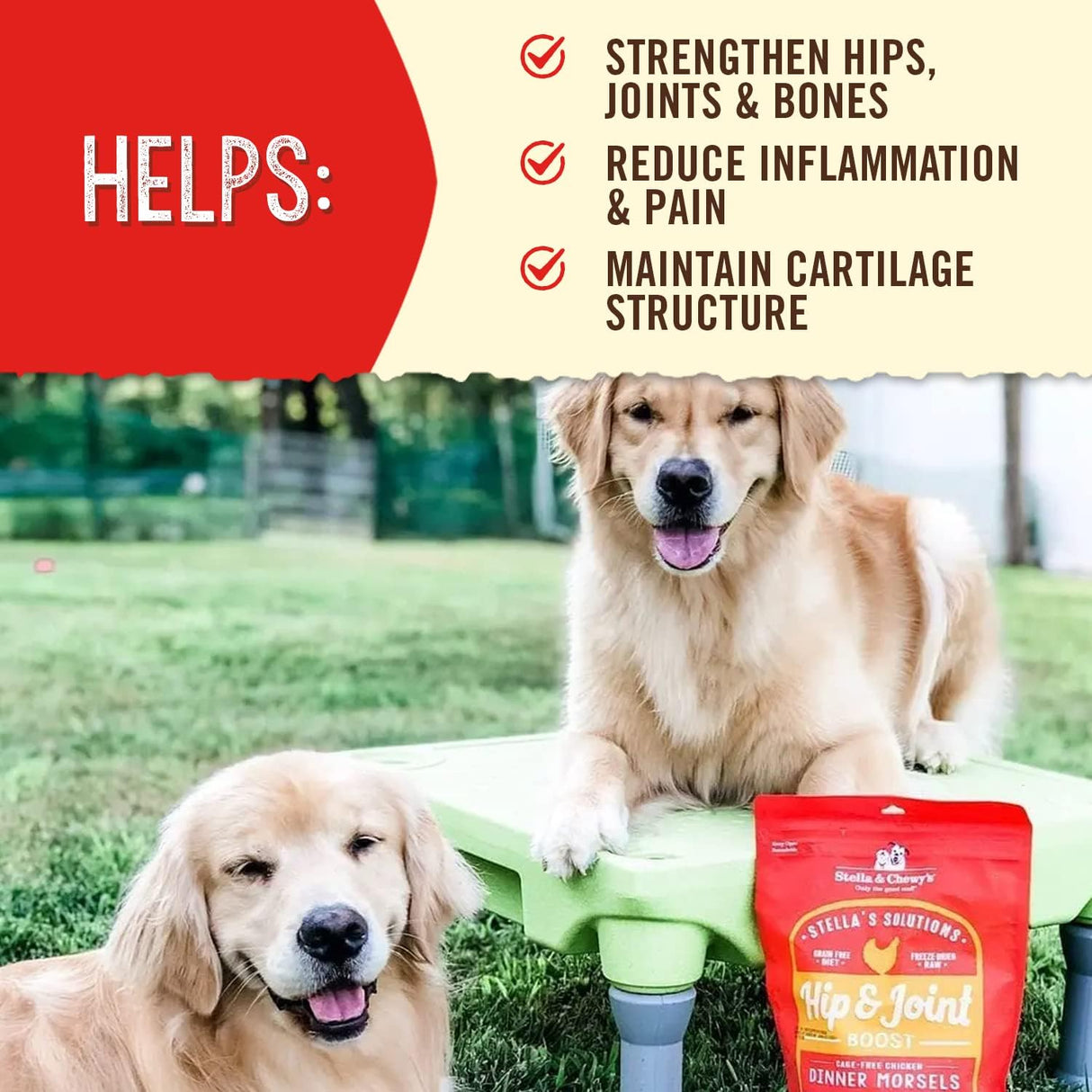 Stella & Chewy's Freeze-Dried Raw Dog Food for Hip & Joint 368Gr.