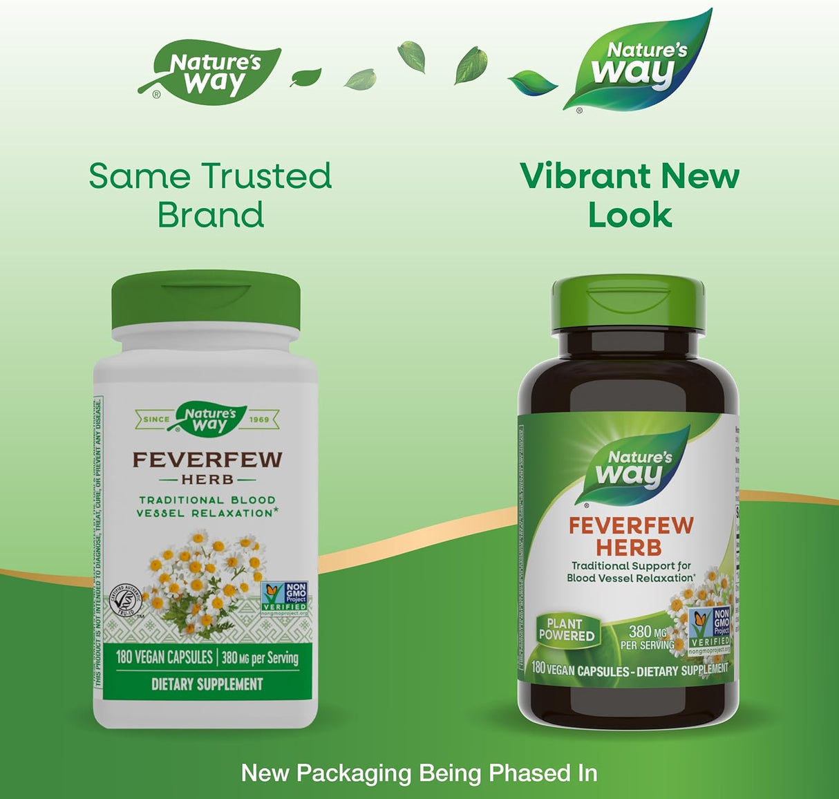 Nature's Way Feverfew Herb 380Mg. 180 Capsulas