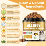 Cudory Cat Allergy Relief for Cats 500 Masticables