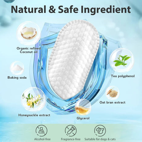 LANBEIDE - LANBEIDE Pet Teeth Cleaning Wipes for Dogs & Cats 60 Toallitas 2 Pack - The Red Vitamin MX - Cuidado Dental Para Perros - {{ shop.shopifyCountryName }}