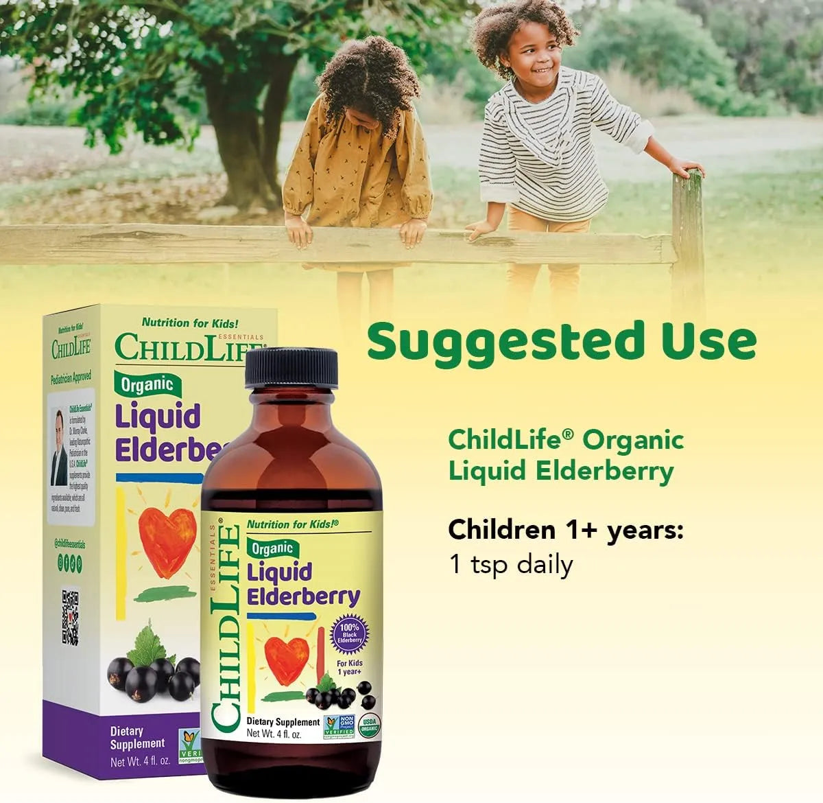 CHILDLIFE ESSENTIALS - CHILDLIFE Essentials Organic Elderberry Syrup for Kids 4 Fl.Oz. - The Red Vitamin MX - Suplementos Alimenticios - {{ shop.shopifyCountryName }}