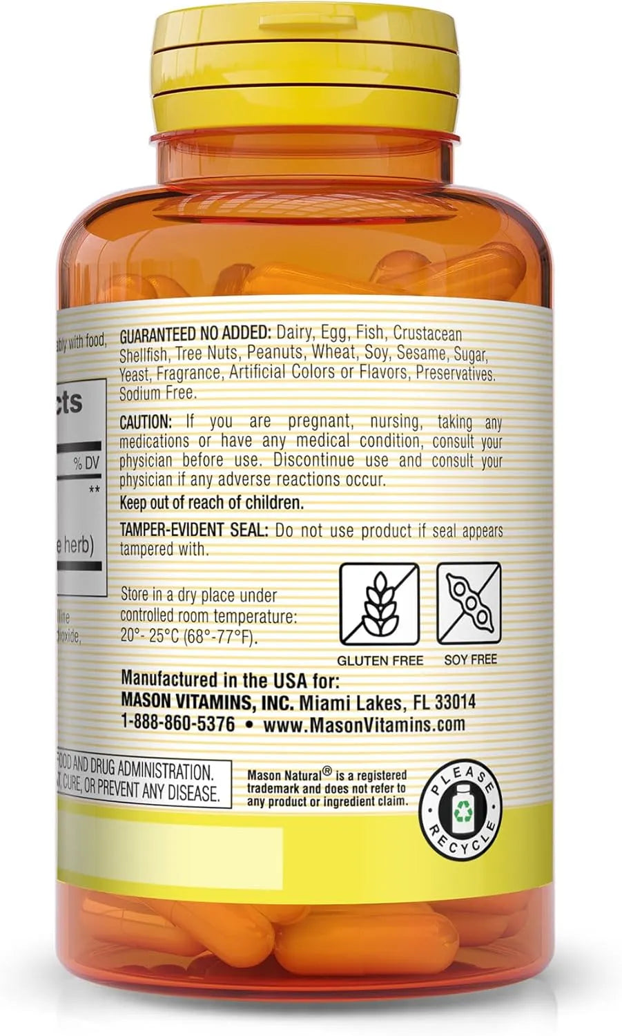 MASON NATURAL - MASON NATURAL Ginkgo Biloba 180 Capsulas - The Red Vitamin MX - Suplementos Alimenticios - {{ shop.shopifyCountryName }}