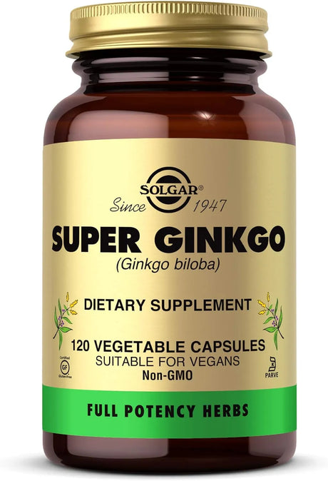 SOLGAR - Solgar Super Ginkgo 120 Capsulas - The Red Vitamin MX - Suplementos Alimenticios - {{ shop.shopifyCountryName }}