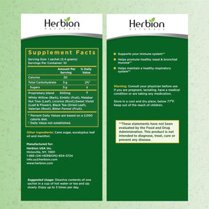 HERBION - Herbion Naturals Respiratory Care Herbal Granules 10 Paquetes - The Red Vitamin MX - Suplementos Alimenticios - {{ shop.shopifyCountryName }}