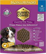 YUMMY COMBS - Yummy Combs Dog Dental Treats for Medium Dogs 30 Piezas - The Red Vitamin MX - Cuidado Dental Para Perros - {{ shop.shopifyCountryName }}