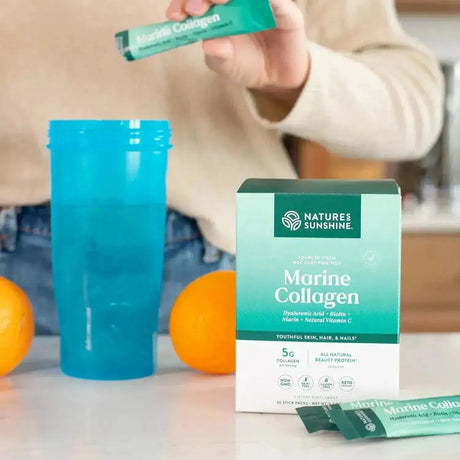 NATURES SUNSHINE - Nature's Sunshine Marine Collagen 30 Paquetes - The Red Vitamin MX - Suplementos Alimenticios - {{ shop.shopifyCountryName }}