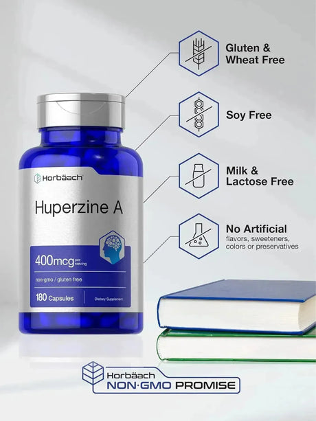 HORBAACH - Horbaach Huperzine A 400mcg 180 Capsulas - The Red Vitamin MX - Suplementos Alimenticios - {{ shop.shopifyCountryName }}