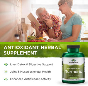 SWANSON - Swanson Turmeric Antioxidant 720Mg. 240 Capsulas 2 Pack - The Red Vitamin MX - Suplementos Alimenticios - {{ shop.shopifyCountryName }}