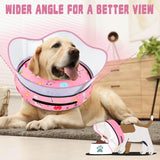 Toptakeit Elevated Inflatable Dog Cone Collar PINK XXLARGE