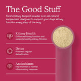 Fera Pet Organics Kidney Supplement for Dogs 60 Masticables