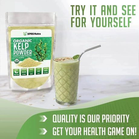 XPRS NUTRA - XPRS Nutra Organic Kelp Powder 454Gr. - The Red Vitamin MX - Suplementos Alimenticios - {{ shop.shopifyCountryName }}