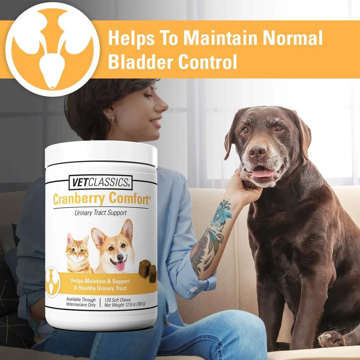 VET CLASSICS - Vet Classics Cranberry Comfort Urinary Tract Pet Supplement for Dogs 120 Masticables - The Red Vitamin MX - Salud De Tracto Urinario Para Perros - {{ shop.shopifyCountryName }}