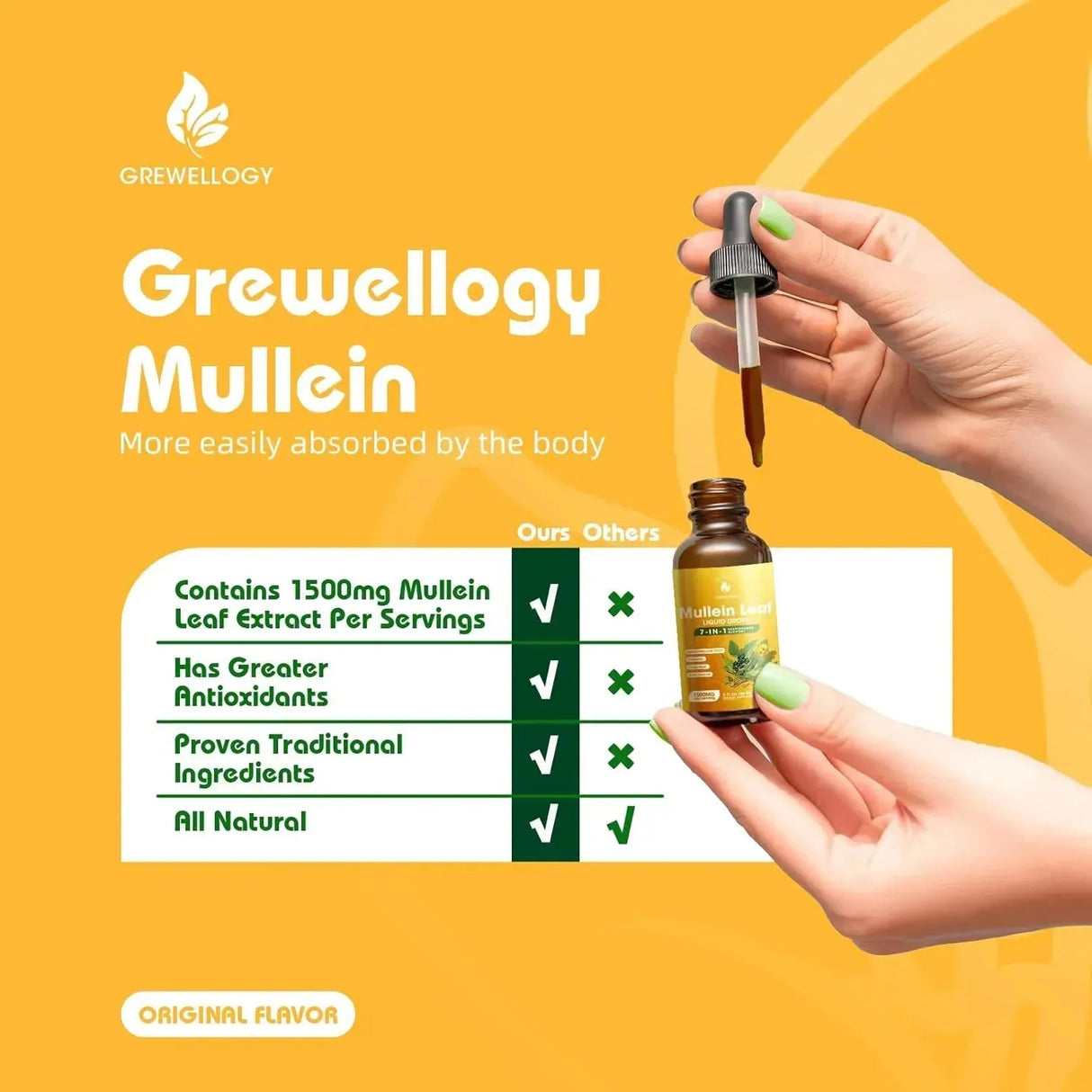 GREWELLOGY - Grewellogy Mullein Drops for Lungs 2 Fl.Oz. - The Red Vitamin MX - Suplementos Alimenticios - {{ shop.shopifyCountryName }}