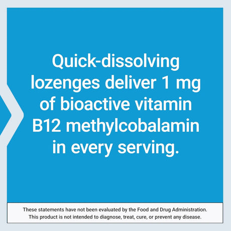 LIFE EXTENSION - Life Extension Vitamin B12 Methylcobalamin 1Mg. 60 Tabletas - The Red Vitamin MX - Suplementos Alimenticios - {{ shop.shopifyCountryName }}