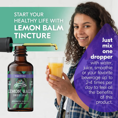 FLORIDA HERBS - Florida Herbs Lemon Balm Tincture 2 Fl.Oz. - The Red Vitamin MX - Suplementos Alimenticios - {{ shop.shopifyCountryName }}