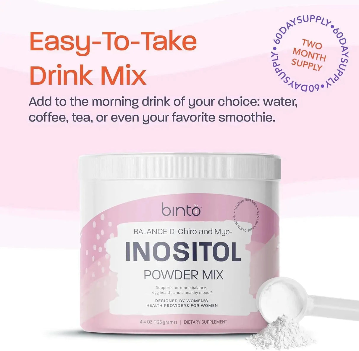 BINTO - Binto Inositol Powder Mix 40:1 Ratio 126Gr. - The Red Vitamin MX - Suplementos Alimenticios - {{ shop.shopifyCountryName }}