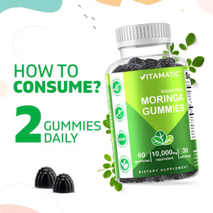 VITAMATIC - Vitamatic Sugar Free Moringa Gummies 60 Gomitas 2 Pack - The Red Vitamin MX - Suplementos Alimenticios - {{ shop.shopifyCountryName }}