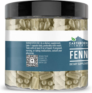 Earthborn Elements Fennel Seed 200 Capsulas