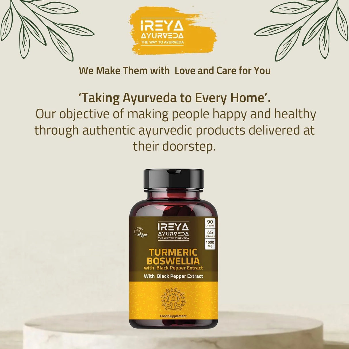 IREYA - Ireya Ayurveda Boswellia Extract 1000Mg. 90 Capsulas - The Red Vitamin MX - Suplementos Alimenticios - {{ shop.shopifyCountryName }}